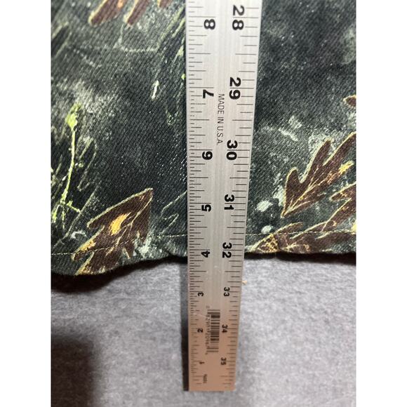 ZARA Mens Camouflage Outdoors Denimwear Button Down Long Sleeve Overshirt Size M - Picture 9 of 9